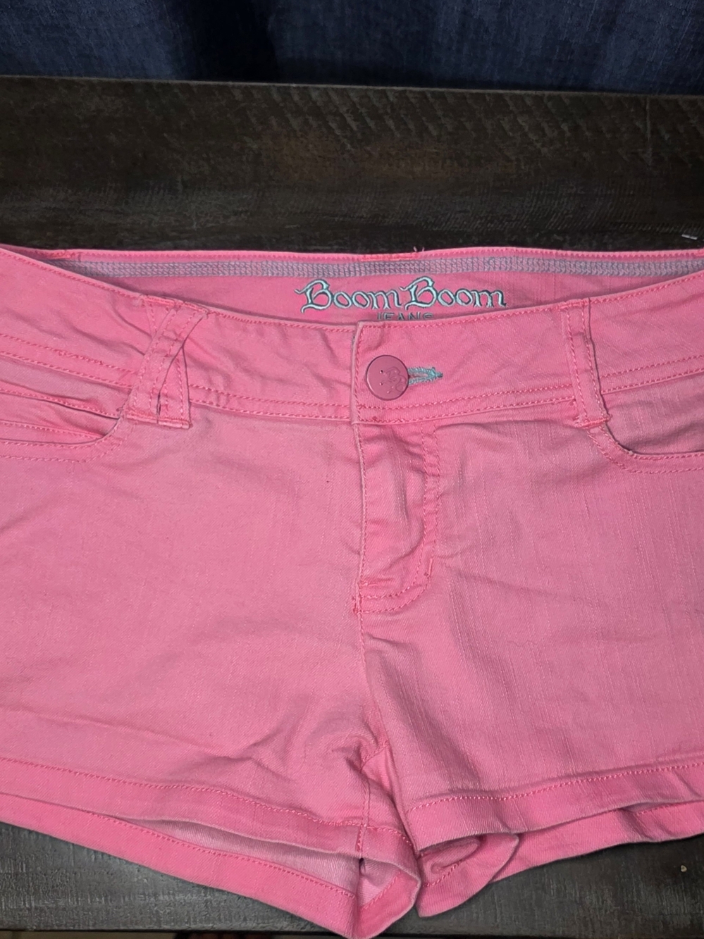 Y2k Boom Boom Jeans Bright Pink Jean Shorts Hot Pants